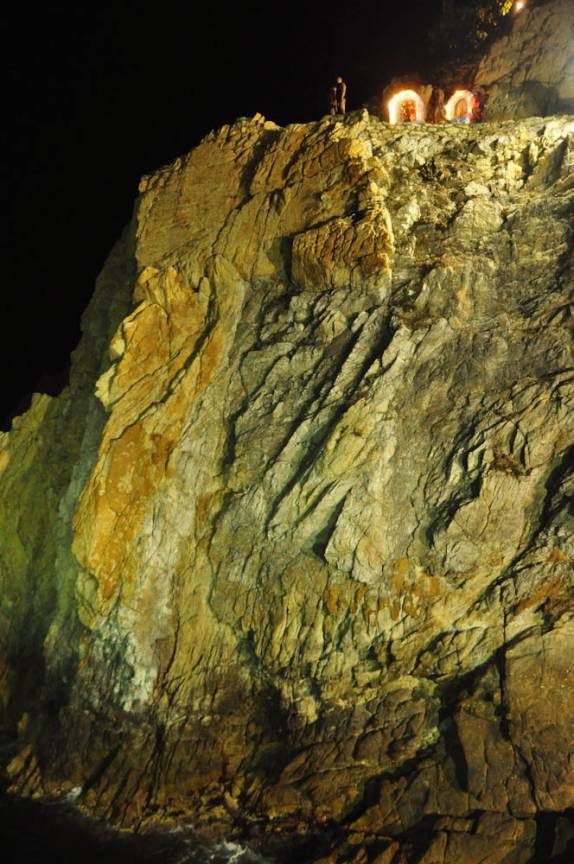 Os 35 metros de altura de La Quebrada, em Acapulco, no México